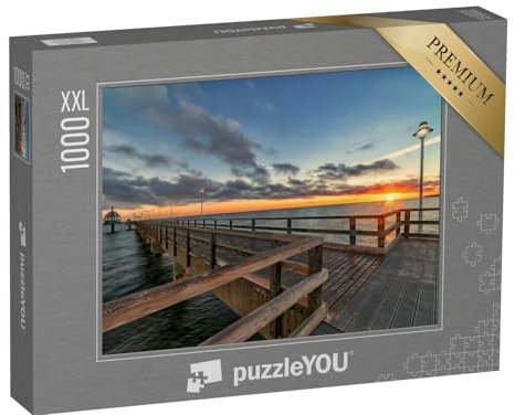 Puzzle 1000 Teile XXL „Ostseemole Zinnowitz auf der Insel Usedom mit Taucherglocke“