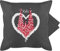 Shirtracer Kissenbezug - & Fasching - Kissen - Kölner Dom Köln Rot Weiss Karneval I Kölle I Fastnacht I Fasnacht I Fasnet - 50 x 50 cm - Grau - karnevalskissen Fasching- un kissenhülle sofakissen mit
