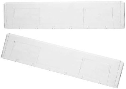 Warmhm 2pcs Record Wall Hanging Storage Office Acrylic Dvd The Album