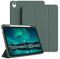 GKABXY Hülle für iPad Air 11 Zoll M3 2025/M2 2024, iPad Air 5 4 Generation (2022/2020) 10,9 Zoll mit Stifthalter, Auto Schlafen/Wachen mit Weicher TPU Rückseite, Nachtgrün
