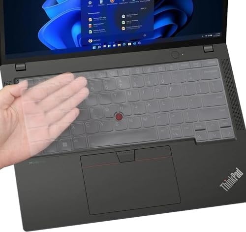 Ultra Thin Keyboard Cover for 2025 ThinkPad L13 Gen 6 13.3, 2024 2023 13.3 Lenovo Thinkpad X13 Gen 4/ X13 Gen 5, Thinkpad X13 Yoga Gen 4, Thinkpad X13s Gen 1, Thinkpad X1 Nano Gen 3 13.3 inch-TPU