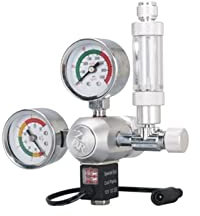Medidor regulador de CO2 Acuario CO2 Regulador Kit de solenoide magnético Accesorios de peces de válvula CO2 Control del generador del reactor del sistema para cerveza de barril casera ( Color : AC ,