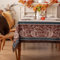 Romanstile Herbst Tischdecke 140x180 Kürbis und Truthahn Muster abwaschbar wasserabweisend aus Polyester Tischwäsche Tischtuch Table Cloth Deko Halloween,Party,Thanksgiving Day,Erntedankfest,Autumn