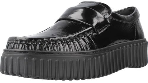 Clarks Damen - Slipper & Mokassin Torhill Mocc in schwarz Lack/Brush
