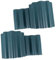 INOOMP Set Di 2 Di Bordure Per Prato E Giardino Bordure in Plastica Per Recinzione Per Cortili Piccoli Giardini Decorazioni Bordure Riutilizzabili Per Recinzioni Da Balcone