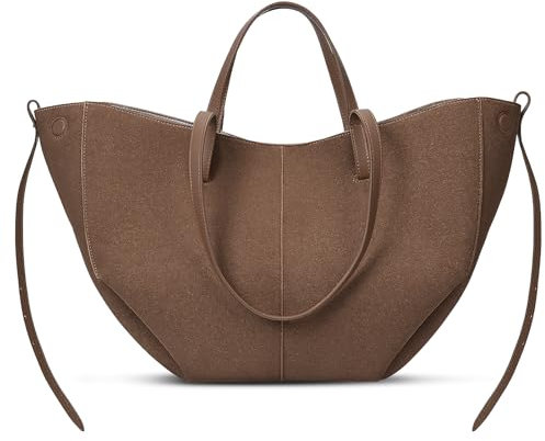 TIAASTAP Tote Bag Kunstleder Handtasche Damen Groß Shopper Tasche Elegante Schultertasche Gross Umhängetasche Henkeltaschen Shopper Bag Handbags Tragetasche Beuteltasche für Einkaufen Reisen
