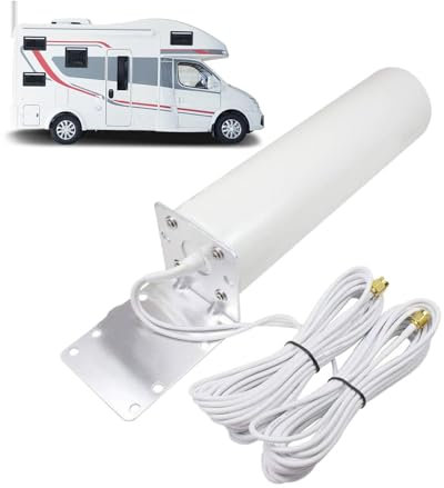 Répéteur WiFi Extérieur Longue Portée - Extender WiFi Étanche avec Amplificateur de Signal | Booster WiFi Puissant pour Connexion Stable en Extérieur, Idéal pour Jardin, Garage et Terrasse