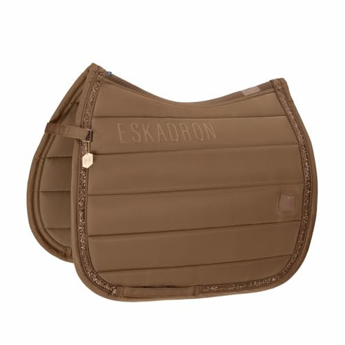 Eskadron Heritage Schabracke Highgloss Jewel Almond/Black/Trueblue/vintagegreen, Größe:Dressur Warmblut (DL), Farbe:Almond