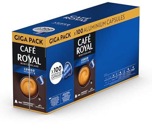 Café Royal Promo 100 capsules compatibles Nespresso, Lungo Pack de 1 (100 capsules de café, 10 x 10)