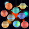 WIYETY 9 farolillos de papel de cuerpo celeste: 25 cm/10 pulgadas sistema solar planetas, lámpara de papel decorativa, farol de papel planeta, para fiestas temáticas infantiles, decoración colgante