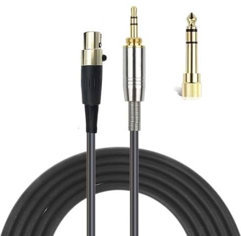 GMBYLBY Câble de casque amélioré pour casque Hifi Q701/K712/K702/K240/K240MKII/K141/K171 - Cordon sonore transparent