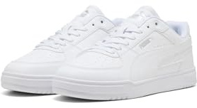 PUMA CAVEN III Unisex-Sneaker, Weiß, Silber, Schwarz, 4.5 UK