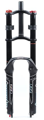 KJHFD Fahrrad Gabel Zoll Downhill Federweg mm Rebound Adjust Double Shoulder Air Straight 1-1/8 Ultralight Shock Absorber Lieferung Fr