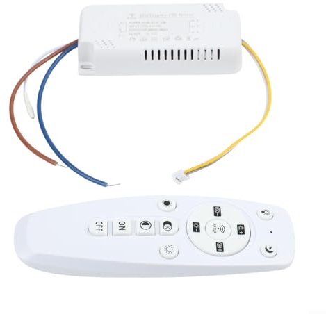 Transformador de controlador LED con control remoto de 2,4 G para iluminación de tira de cinta LED regulable 24 W 40 W 60 W 80 W CA 170 – 245 V entrada (((((40-60) X2 120 W)
