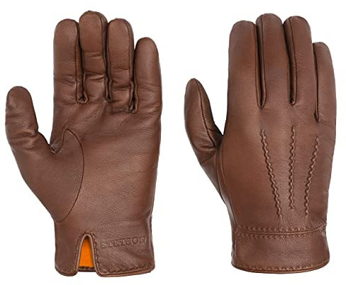 Stetson Herren Nappa-Lederhandschuhe Braun M
