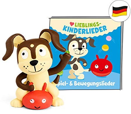 tonies 01-0124 Hörfiguren für Toniebox - 30 Lieblings Kinderlieder - Spiel- & Bewegungslieder - ca. 73 Min. - Ab 3 Jahre -DEUTSCH