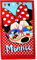 alles-meine.de GmbH Badetuch/Strandtuch - Minnie Maus - Sonnenbrille - 70 cm * 140 cm - Frottee/Velours - 100% Baumwolle - Handtuch - Mädchen & Jungen - 70x140 für Kinde..