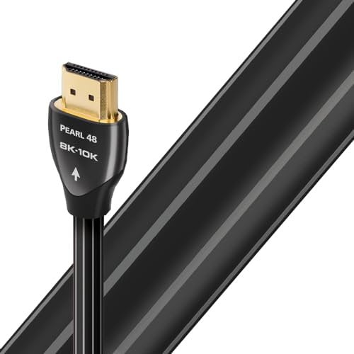 AudioQuest Pearl 48 2.1 HDMI Cable - 8K/10K Ultra HD, Gaming, High-Speed, 48Gbps, HDR, eARC - 2.25m