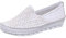 Gemini Damen Ballerinas Leder Mokassins Slipper 382163-01, Größe:38 EU, Farbe:Weiß