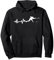 Eishockeyspieler Herzschlag Eishockey Pullover Hoodie