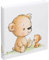 IDEAL TREND Teddybär Fotoalbum 30x30 cm 100 weiße Seiten Baby Foto Album Fotobuch