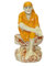 SANGAM Gott Sai Baba Statue Handgeschnitzte Skulptur Home Dekorative Ornamente Indische Shirdi Sai Baba Idol Tempel Dekoration Religiöse Polyresin Figuren Hindu Geschenke