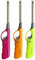 SKYTE 3 Pack Kitchen BBQ Lighter - Candle Gas Cooker Oven Stove Clicker Long Camping Refillable Fire Stem With Safety Lock - 27cm, Multicolor
