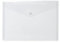 HERMA 20051 Porte-documents A5 blanc transparent avec petite pochette transparente avec bouton pression enveloppe en plastique pour l'école, l'université, le bureau, les voyages