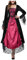 ZHISHIMEIM Halloween Königin Kostüm - Damen Langarm Mittelalter Kleid Gothic Retro Kleid Renaissance Prinzessin Cosplay Party Karneval Abendkleider Outfit