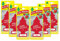 Arbre Magique 6er-Set Erdbeer-Kiefer-Lufterfrischer-Parfümierer Superlanganhaltender Duft für Auto, Haus, Büro, etc.