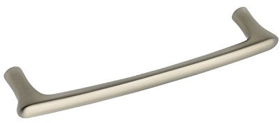Furnipart Griff Horn LA 160mm - Griff für Möbel - Bügelgriff Breite 182mm - Möbelgriff, Zinkdruckguss Edelstahl Effekt