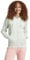 adidas Damen Essentials 3-Stripes Full-Zip Fleece Hoodie, Linen Green, L