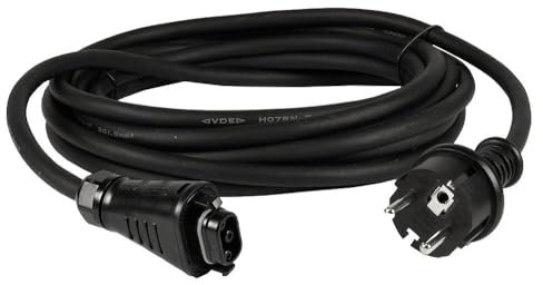 Schuko-Kabel 15 m für Balkonkraftwerk/Mikrowechselrichter - BC05- auf Schuko-Stecker kompatibel mit Hoymiles HMS-Serie (Länge: 15 m)