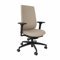 Dauphin Indeed ergonomischer Bürostuhl Drehstuhl beige, belastbar bis 150kg für Home Office und Büro, hohe Rückenlehne, 4F-Armlehne, Lordosenstütze