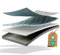 nøvera® Gel Topper 140x200cm Premium | Hohes RG 50 | H3/H4 | 7-Zonen Matratzentopper 140x200cm - Hochwertige Bio-Baumwolle | 7cm Matratzenauflage 140x200 | Matratzen Topper 140x200 Mattress.Topper