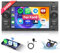 Hodozyy 2G+64G Autoradio für Ford Focus C-max S-max Galaxy Fiesta Mondeo Transit Connect mit Carplay Android Auto,Radio 7 Zoll Bildschirm Navi mit Bluetooth WiFi HiFi FM Rückfahrkamera