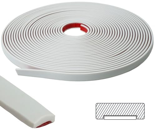 ZOWZOW 3M Moulure Adhésive – Moulure Flexible Autocollante, Baguette de Finition Décorative pour Bordure de Carrelage, Bordure Murale, Coin et Décoration de Cadre