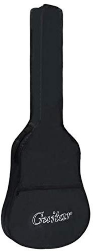 Brokky Custodia per Chitarra Classica 4/4 Nera 100x37 cm in Tessuto|Borsa per Chitarra Acustica,Custodia per Chitarra Acustica Classica Impermeabile in Tessuto Ox