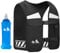 HSYFUNA Gilet Hydratation Running Femme et Homme, Léger et Réfléchissant, Gilet Course à Pied avec Bouteille d'eau 500 ML, Sac à Dos Trail Réglable pour Marathon, Randonnée, Cyclisme, Plein Air