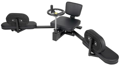 Spagattrainer Fitnessgeräte Beinstretcher Beinspreizer, mit Drehkurbel Mechanischer Bein-Strecker Maschine für Ballett, Yoga, Tanz, Kampfsport, Home Gym Exercise