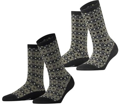 ESPRIT Damen Scandinavian 2-Pack Socken Baumwolle atmungsaktiv