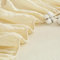 Geuz Spannbettlaken 200x200cm Baumwolle Beige Betttuch Atmungsaktive Hypoallergen 100% Baumwolle Musselin Laken Bettlaken 200x200 Spannbettlaken Sommer Kühlend für Hohe Matratze bis15-30cm