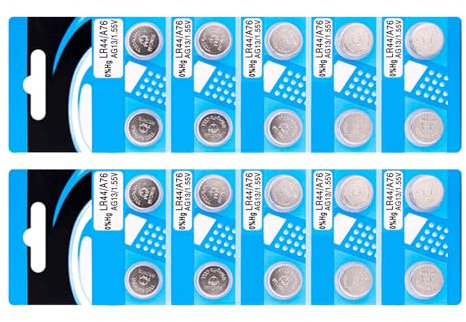 LR44 AG13 Button Cell Batteries High Performances AG13 LR44 1.5 VAlkaline Button Cell Battery For Low Power Devices