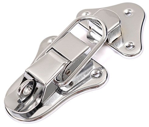 2X Chrome Toggle Catches | 95mm Case Lock Latches