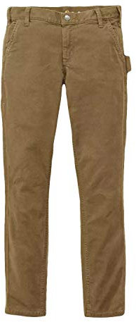 Carhartt Pantaloni Crawford Slim-Fit Donna, Marrone (Yukon), 12W/REG