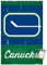 Trends International NHL Vancouver Canucks - Retro Logo 13 Wandposter, 37,4 x 56,8 cm, Premium Poster & Passepartout Bundle