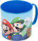 ALMACENESADAN 2713; taza Super Mario; producto de plástico; apta para microondas; libre BPA; capacidad 265 ml