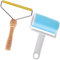 2 Pcs Lint Remover on Carpet + Washable Sticky Roller, Pet Hair Remover, Wooden Dog Hair Remover Roller Reusable Lint Roller, Sticky Lint Brush for Dog, Cat Hair Remover