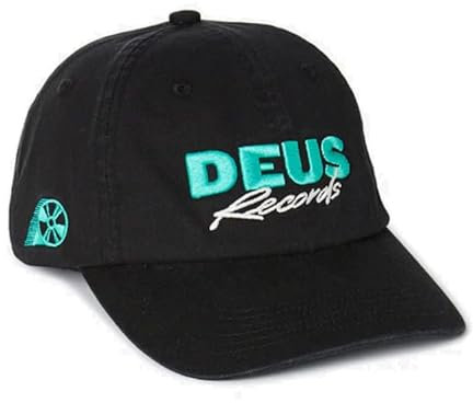 Deus Compact Dad Cap - Phantom Black
