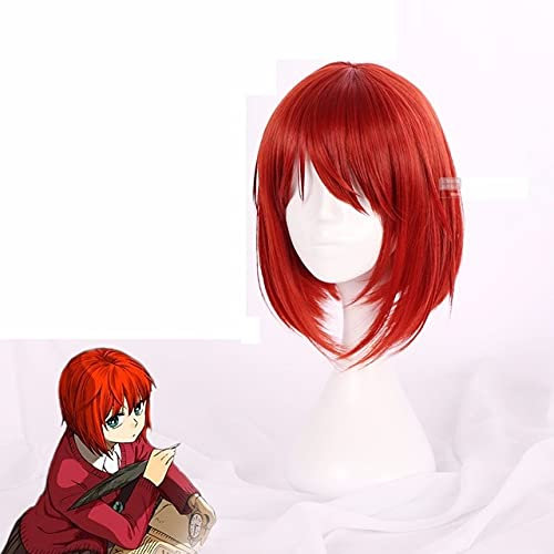 ydound Anime Coser Wig Mahoutsukai no Yome Hatori Chise Kurz Orange Cosplay robust Cosplay Perücke + Perücke kostenlos